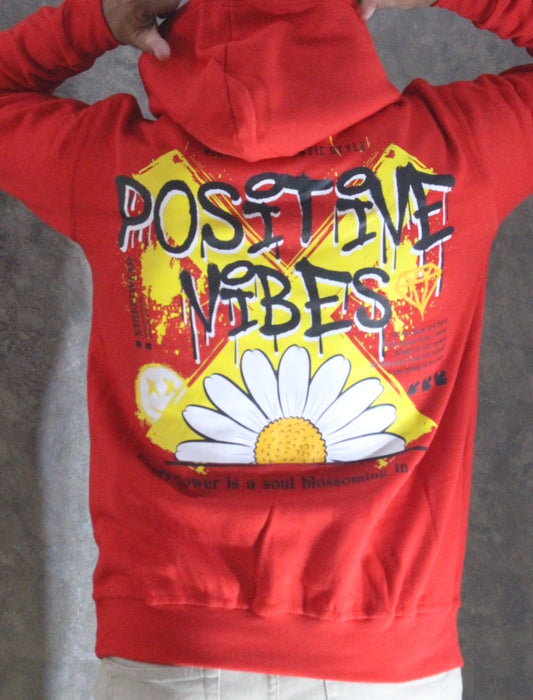 Positive Vibes Hoodie - Back Print
