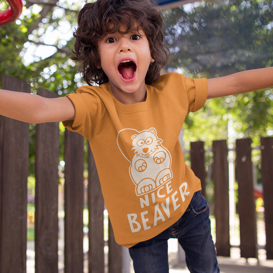 Nice Beaver Kids T-Shirt